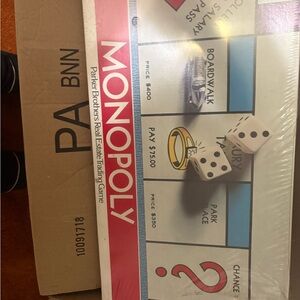 Monopoly set still wrapped in original plastic